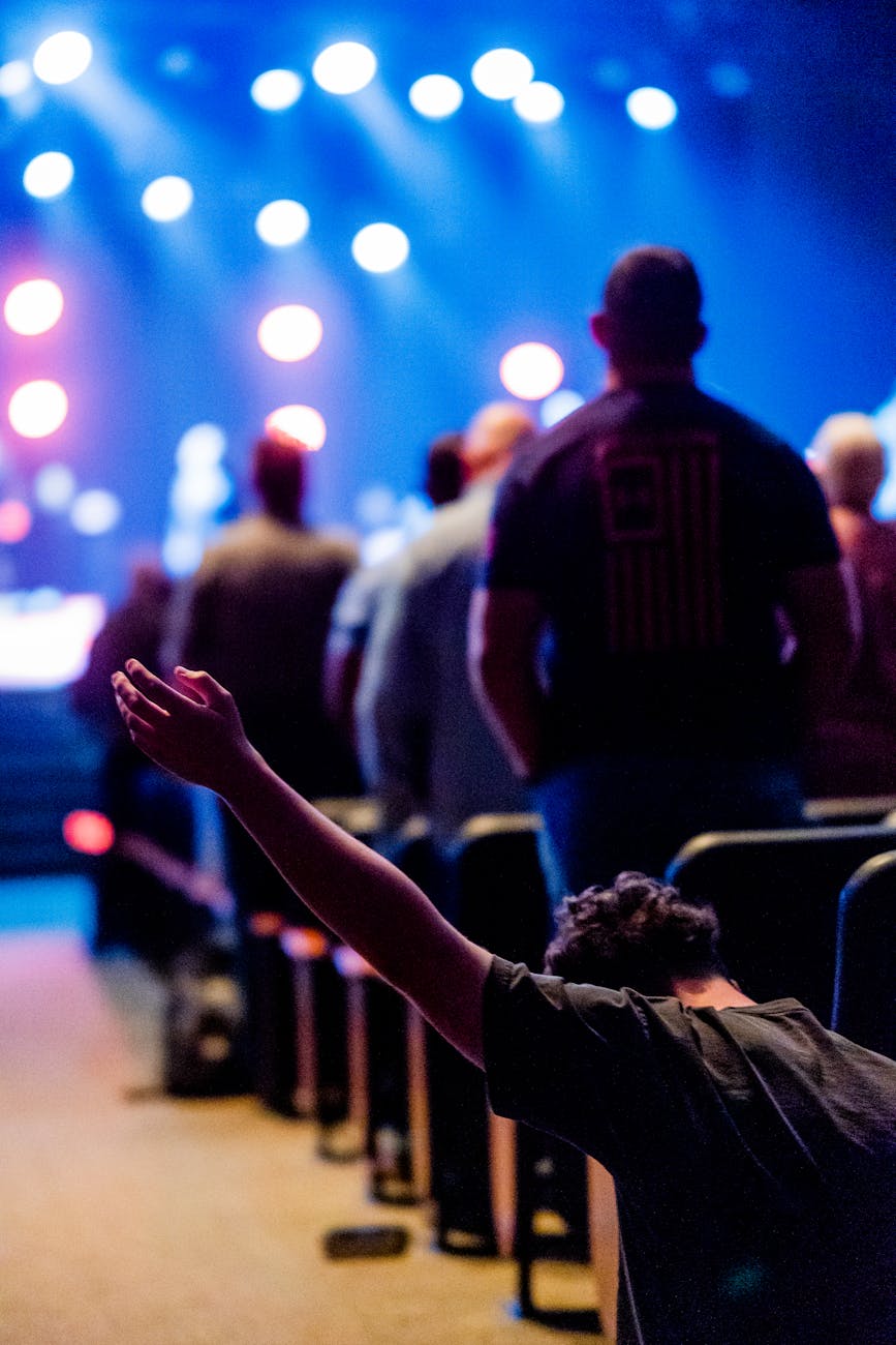 audience enjoying live music concert