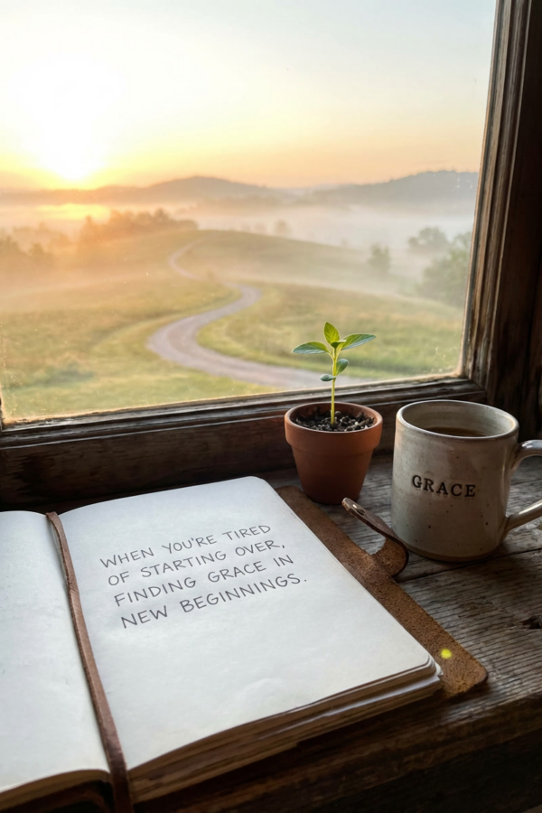 When You’re Tired of Starting Over: Finding Grace in New Beginnings